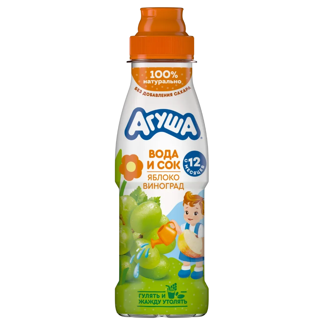 Напиток Вода и сок Яблоко-виноград