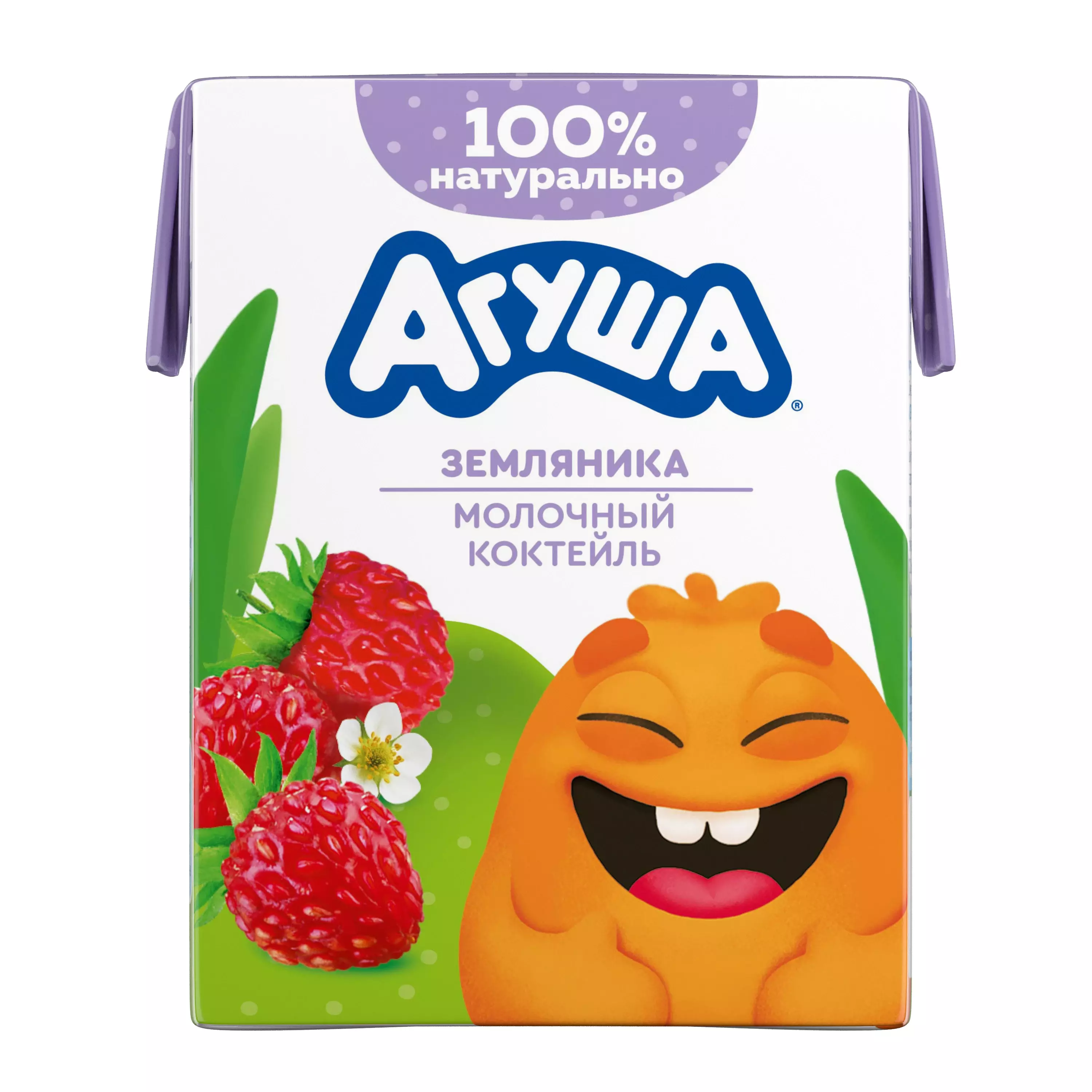 Молочный коктейль с земляникой