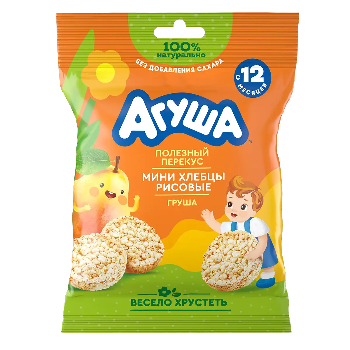 Мини-хлебцы рисовые с грушей