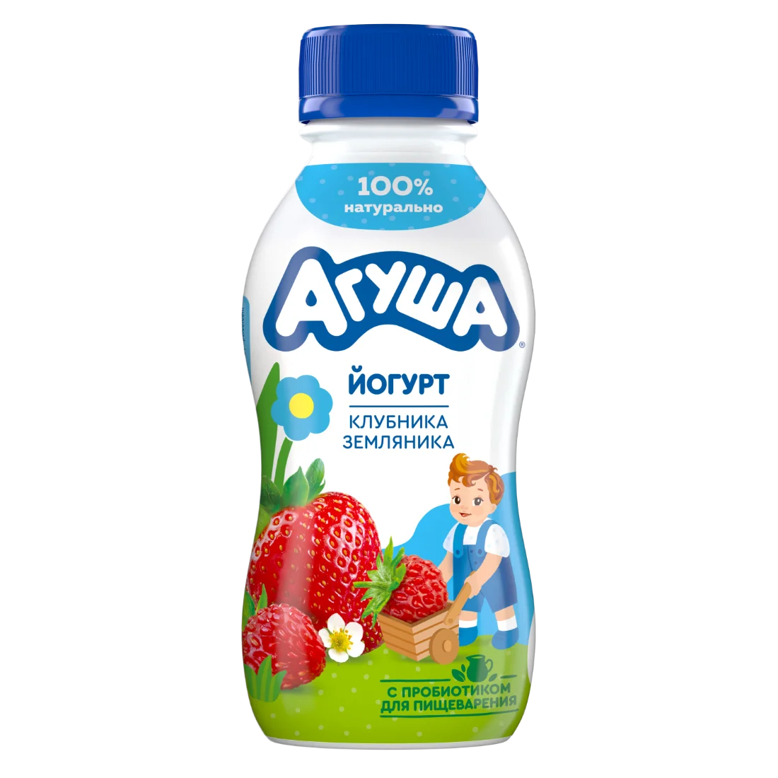 Йогурт питьевой Клубника-земляника