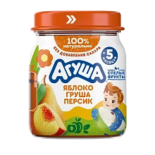 Фруктовое пюре Яблоко-груша-персик