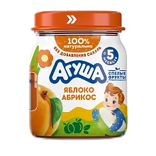 Пюре из яблока и абрикоса